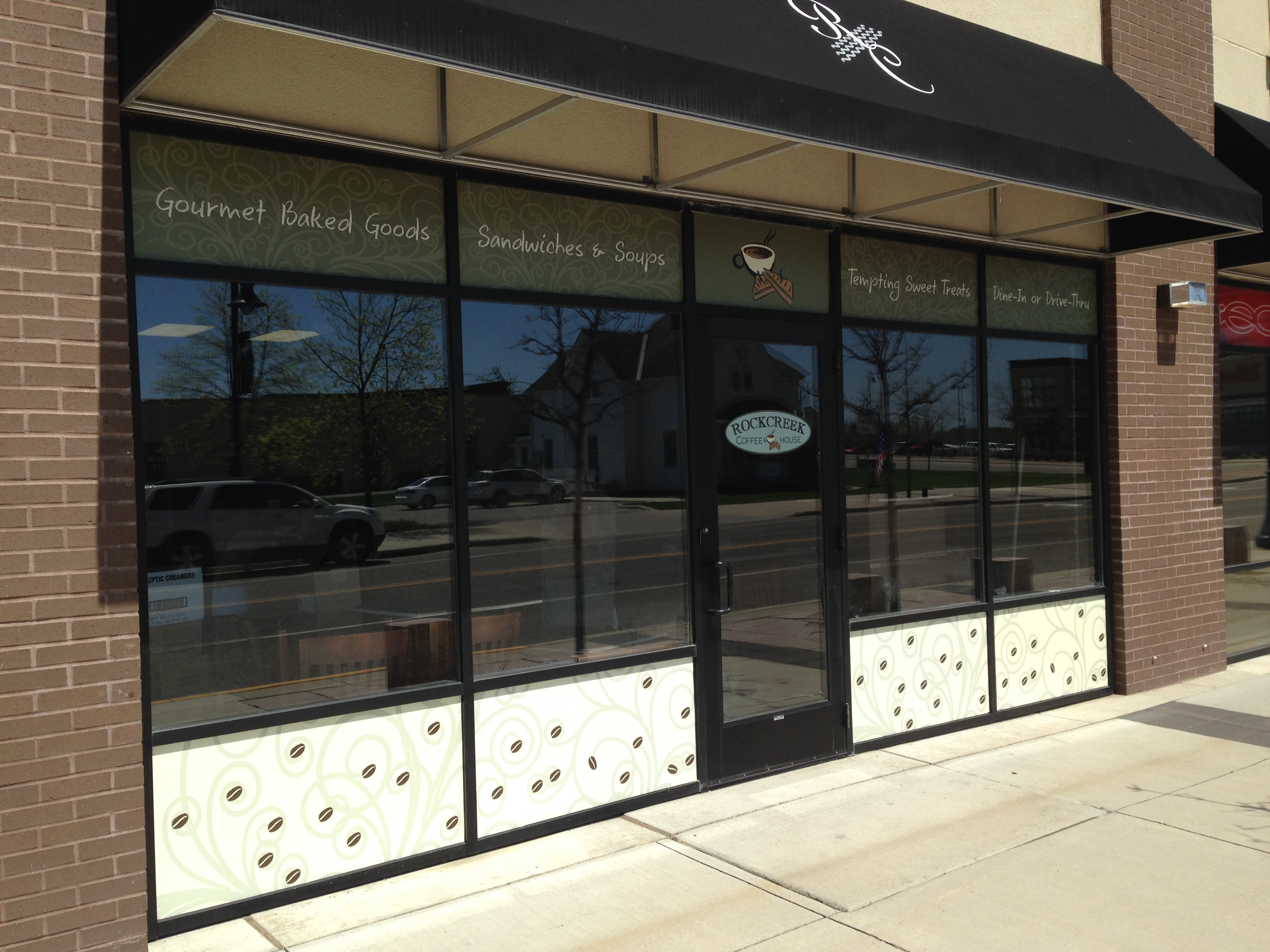 Rock Creek Coffee House Window Decals | Signmax.com